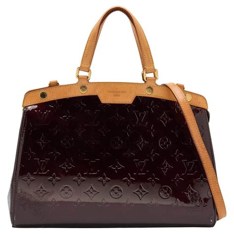 louis vuitton brea bag|LOUIS VUITTON Vernis Brea MM Amarante.